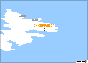 map of Akkarfjord