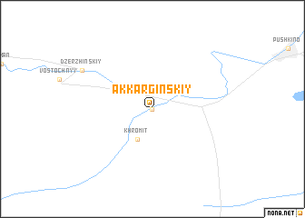 map of Akkarginskiy