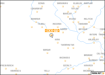 map of Akkaya