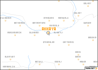 map of Akkaya