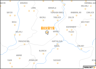 map of Akkaya