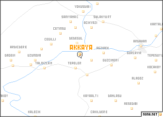 map of Akkaya