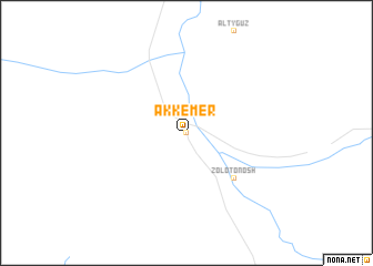 map of Akkemer