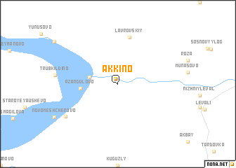 map of Akkino