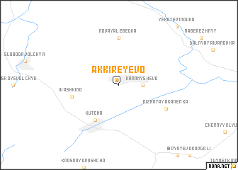 map of Akkireyevo