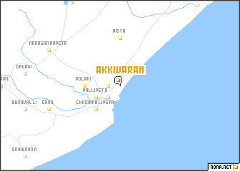 map of Akkivaram