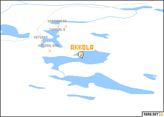 map of Akkola