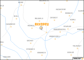 map of Akköprü