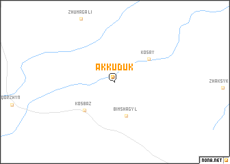 map of Ak-Kuduk