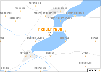 map of Akkulayevo