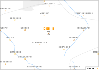 map of Akkul\