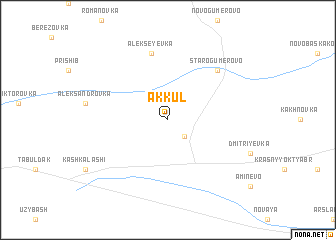 map of Akkul\