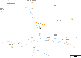 map of Akkulʼ
