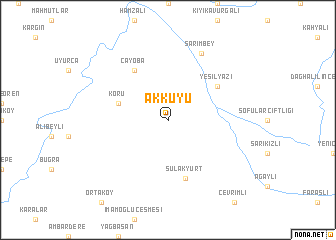 map of Akkuyu