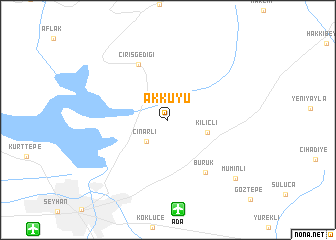 map of Akkuyu