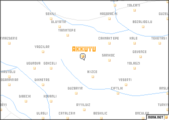 map of Akkuyu