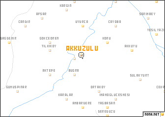 map of Akkuzulu