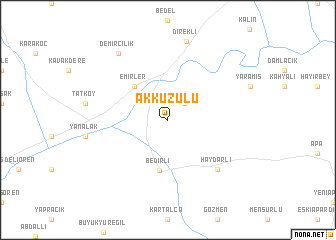 map of Akkuzulu