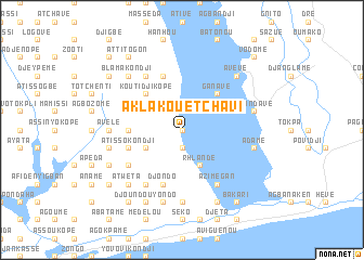 map of Aklakou Etchavi