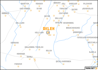 map of Akleh