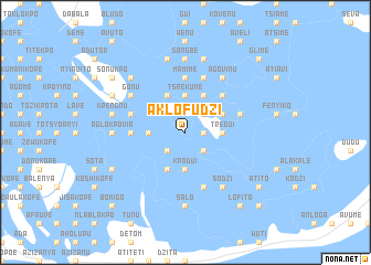 map of Aklofudzi