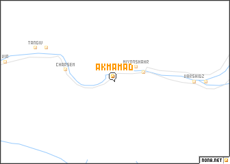 map of Ak-Mamad