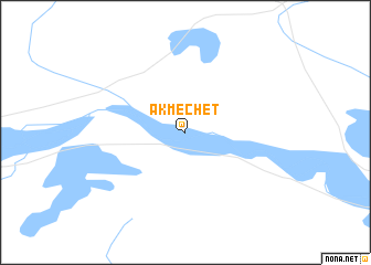 map of Ak-Mechetʼ