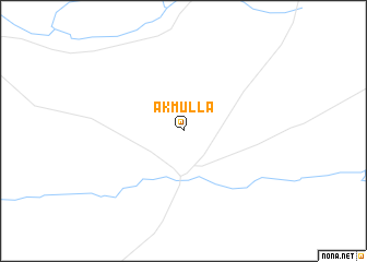 map of Ak-Mulla