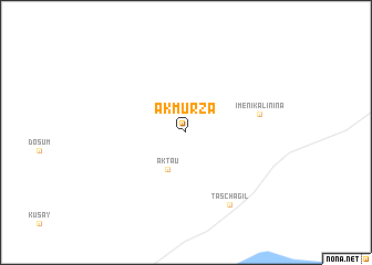 map of Akmurza