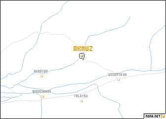 map of Ak-Muz