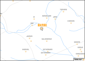 map of Aknai