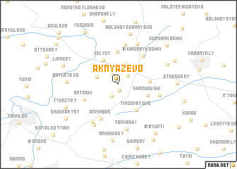 map of Aknyazevo
