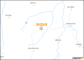 map of Akodia