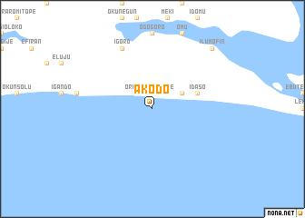 map of Akodo