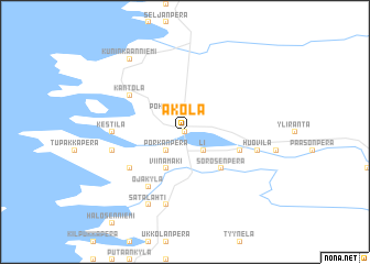 map of Akola