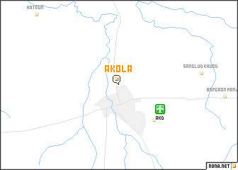 map of Akola