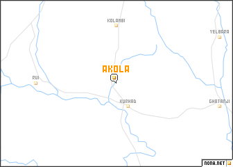 map of Akola