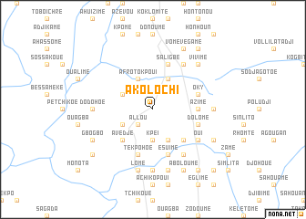 map of Akolochi