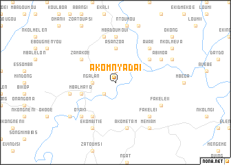 map of Akomnyada I