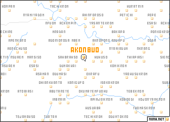 map of Akonbuo