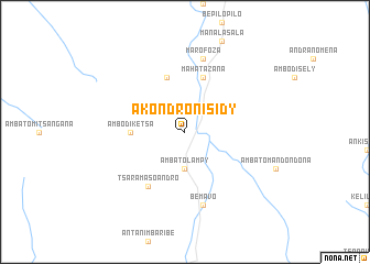 map of Akondronisidy