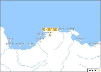 map of Akonga