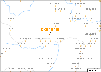 map of Akongo III