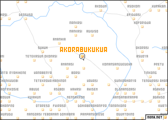 map of Akorabu Kukua