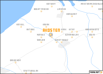 map of Ak-Osten