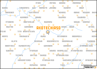 map of Akotechiaso