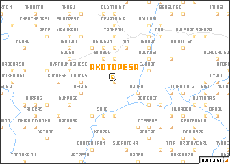 map of Akotopesa