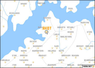 map of Akot