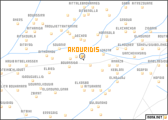 map of Akouridis