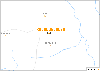 map of Akourousoulba